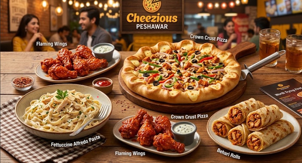 Cheezious Peshawar menu